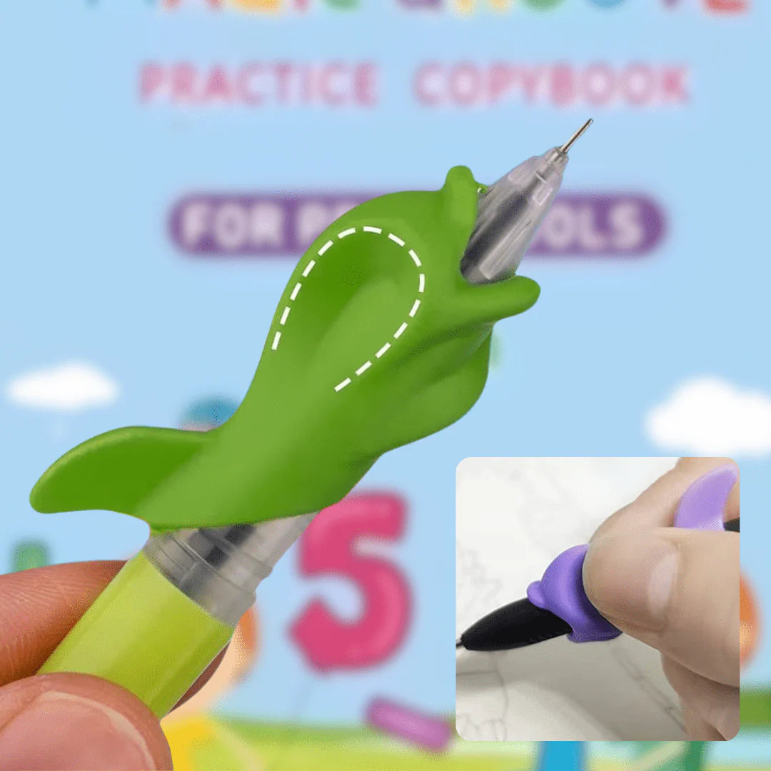 MagicGroove Tracing Book: Reusable Handwriting Practice with Disappearing Ink & Grooves