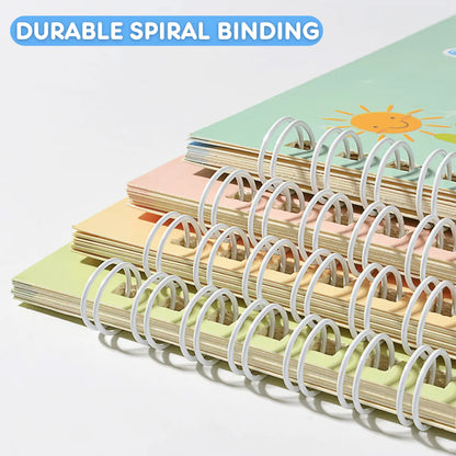 MagicGroove Tracing Book: Reusable Handwriting Practice with Disappearing Ink & Grooves